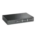 TP-Link TL-SG1024D 24-портовый гигабитный коммутатор, стальной корпус высотой 1U, монтируется в 13-дюймовую стойку