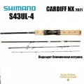 SHIMANO 2021 CARDIFF NX S43UL-4 Пресноводная морская вода Удочка для ловли рыбы