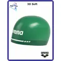 Шапочка для плавания Arena 3D SOFT , L / зеленый