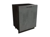 Кухонный модуль напольная тумба Сурская мебель Хелмер 60x81.6x47.8 см с 1-ой дверью. 1 шт.
