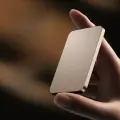 20000 мАч Магнитная беспроводная быстрая зарядка Power Bank Magsafe Charging Ультратонкий и портативный мобильный источник питания 20000mah, Titanium Gold