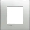 Рамка BTicino LivingLight AIR 2 LNE4802TE, алюминий, скрытый монтаж, IP20, 1 гнездо