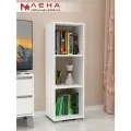 Стеллаж в белом цвете, деревянный. Мебельная фабрика лена