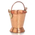 Ведро медное, Подставка для салфеток высота с ручкой 18см (Oxan)