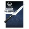 Кухонный нож универсальный Kanetsugu (7001), длина лезвия 13 см, сталь DSR1K6, рукоять дерево, заточка #8000