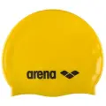 Шапочка для плавания arena Classic Silicone Jr 91670, yellow/black