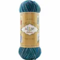 Пряжа Alize SUPERWASH ARTISAN 9017 принт (5 мотков)