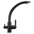 Кухонный смеситель Ulgran U-017/ультра-черный (U-017-344)