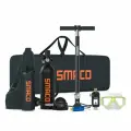 Портативное снаряжение для дайвинга SMACO, респиратор объемом 1 л, воздушный насос высокого давления, сумка на молнии, полный комплект