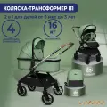 Коляска Luxmom B1 (2 в 1) (Зеленый)