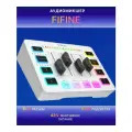 Игровой USB-микшер FIFINE с интерфейсом XLR для микрофона, 48 В, SC3W