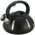 Чайник 2,5 л из нержавеющей стали со свистком Ofenbach NB-100303 и нейлоновой ручкой (2,5 л. / черный)