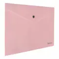 Папка-конверт на кнопке Brauberg Pastel (А4, до 100 листов, 180мкм) непрозрачная, персиковая (270476), 10шт.