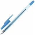 STAFF Ручка шариковая staff aa-927, синяя, корпус тонированный, хромированные детали, 0,7 мм, линия 0,35 мм, 142809, 100 шт.