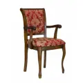 Стул для кухни и гостиной Бриоль14, кресло с подлокотниками из массива дерева