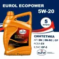 Моторное масло Eurol Ecopower 5W-20, 5л, синтетическое