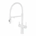 Смеситель для кухни с подключением фильтра воды Rose R4XO58AUC, белый