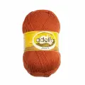 Пряжа ADELIA JESSICA 67% шерсть, 33% полиэстер 5 шт. х 100 г 260 м +- 10 м №31 терракотовый