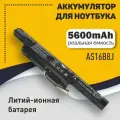 Аккумуляторная батарея AS16B8J (AS16B5J) для ноутбука Acer Aspire E5-575G / 11.1V 5600mAh, черная