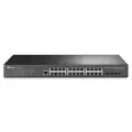Коммутатор TP-Link 24-port TL-SG3428XMP управляемый, 24 порта, установка на стойку, черный