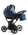 Коляска-люлька BEBIZARO MERCED BLUE дождевик, москитная сетка, подстаканник, сумка для мамы