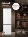 Отдельностоящий холодильник с инвертором Weissgauff WRK 2000 Full NoFrost Inverter White Glass