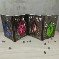 Ширма мастера днд А4 Кристаллы для DnD, dungeons and dragons
