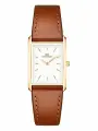 Наручные часы Daniel Wellington, золотой, белый, коричневый