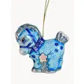 Елочная игрушка фарфоровая Снежная Лошадка Ручная работа / Мастерская сказок