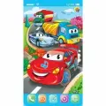 Игровой телефончик Рыжий кот Веселые машинки, 5 стихов, 6 потешек, на блистере (ИМ-7080)