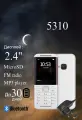 Кнопочный мобильный телефон Nokia 5310 белый, 2SIM, Bluetooth 3.0, ударопрочный, пластиковый корпус
