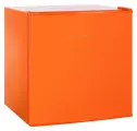 Холодильник NORDFROST NR 402 оранжевый, морозильная камера сверху