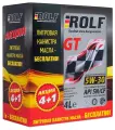 Синтетическое моторное масло ROLF GT 5W-30 API SN/CF, Акционный короб 4+1