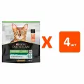 PRO PLAN STERILISED RENAL PLUS для взрослых стерилизованных кошек и кастрированных котов с лососем (0,4 кг х 4 шт)