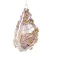Стеклянная елочная игрушка Ракушка Оро - Paicedon Caprice 11*9 см