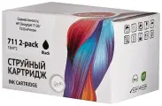 Набор струйных картриджей P2V31A (№711 2-pack Black) для HP