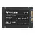 Внутренний накопитель Verbatim Vi550 S3 SSD 2,5' SATA III 2TB, R/W 560/460 МБ/с