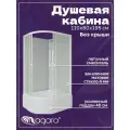 Душевая кабина Niagara Promo 110x80 R P110/80/40R/MT/BK без гидромассажа белый Китай