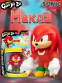 Moose Heroes of Goo Jit Zu Sonic The Hedgehog Glow Surge Knuckles/Детская светящаяся в темноте игрушка модель персонажа