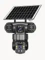 ETrend Камера видеонаблюдения 4G, PTZ H36-3-G, уличная,8000mAh, ZOOM10X, HD/UHD, 3х4Мп, на солнечной батарее