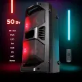 Портативная акустика Defender Rage 50Вт, Light/BT/FM/USB/LED/TWS (65109)