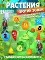 Игровой набор Растения против Зомби, инерционные игрушки Plants vs Zombie