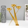 Металлический подсвечник на 3 свечи Николь , d 8 см, 23 8 33.5 см
