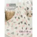 Плед детский для новорожденных плюшевый 100х118 см