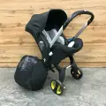 Универсальная детская коляска - автокресло BREND FOOFOO ORIGINAL 4в1, черный цвет