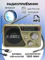 Радиоприемник цифровой Waxiba XB-521URT USB/MP3, золотистый