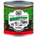 Корм консервированный ZooRing для собак Сочные кусочки мяса в желе 4 мяса, 850 гр х 6 шт
