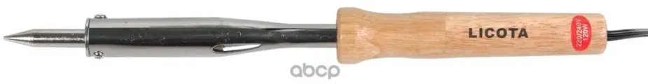 Паяльник с деревянной ручкой 120 Вт 220 В Licota арт. aet-6006gd