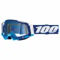 Мотоочки 100% Racecraft 2 Goggle Blue / Clear Lens