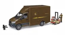 Игрушечный транспорт Bruder - Развозной фургон Mercedes-Benz Sprinter с фигуркой и аксессуарами - Брудер 02678